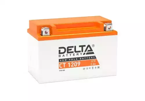 Аккумулятор DELTA BATTERY CT 1209 9 Ач 135 А 152x87x107 мм 1 (+-) прямая