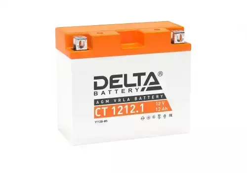 Аккумулятор DELTA BATTERY CT 1212.1 12 Ач 155 А 151x70x131 мм 1 (+-) прямая