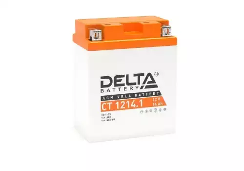 Аккумулятор DELTA BATTERY CT 1214.1 14 Ач 165 А 132x89x164 мм 1 (+-) прямая
