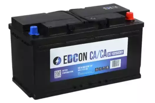 Аккумулятор EDCON DC100900RY 100 Ач 900 А 353x175x190 мм 0 (-+) обратная