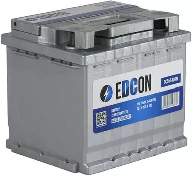Аккумулятор EDCON DC55540RM 55 Ач 540 А 207x175x190 мм 0 (-+) обратная