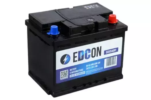 Аккумулятор EDCON DC60540RY 60 Ач 540 А 242x175x190 мм 0 (-+) обратная