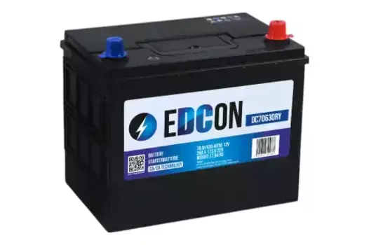 Аккумулятор EDCON DC70630RY 70 Ач 630 А 260x173x225 мм 0 (-+) обратная