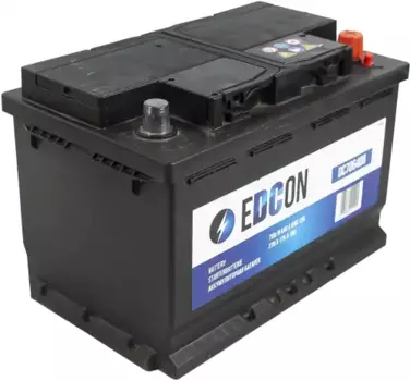 Аккумулятор EDCON DC70640R 70 Ач 640 А 278x175x190 мм 0 (-+) обратная