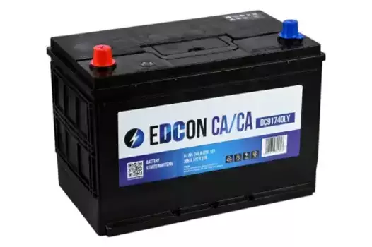 Аккумулятор EDCON DC91740LY 91 Ач 740 А 306x173x225 мм 1 (+-) прямая