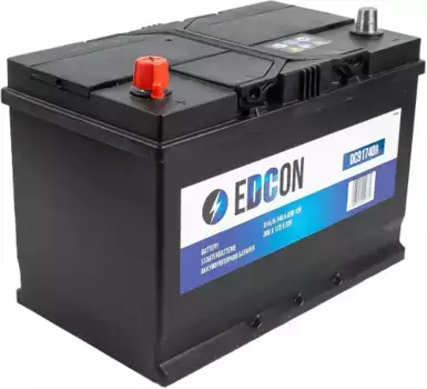 Аккумулятор EDCON DC91740R 91 Ач 740 А 306x173x225 мм 0 (-+) обратная