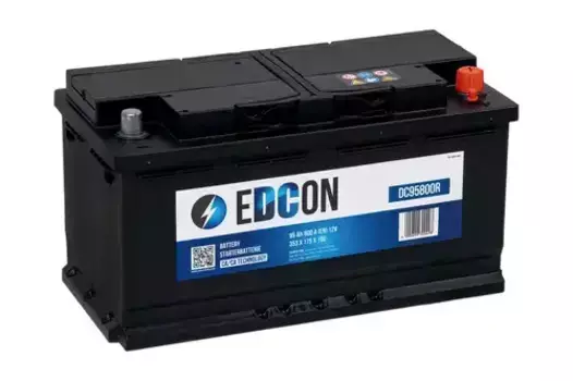 Аккумулятор EDCON DC95800R 95 Ач 800 А 353x175x190 мм 0 (-+) обратная