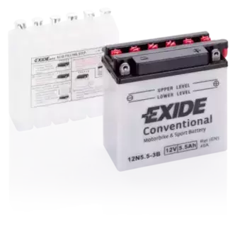 Аккумулятор EXIDE 12N5.5-3B 5.5 Ач 45 А 135x61x131 мм 0 (-+) обратная