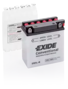 Аккумулятор EXIDE EB5L-B 5 Ач 65 А 120x60x130 мм 0 (-+) обратная