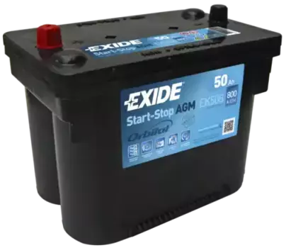Аккумулятор EXIDE EK508 50 Ач 800 А 260x173x206 мм 9 (-+) универсальная