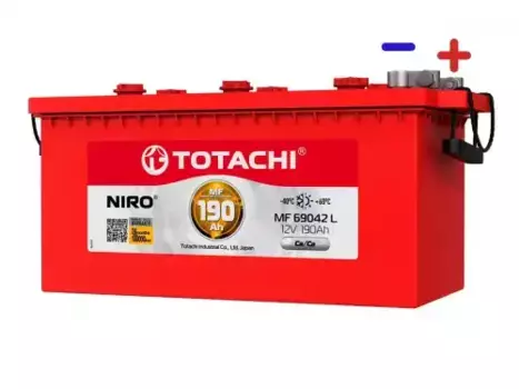 Аккумулятор TOTACHI 90119 190 Ач 1300 А 4 (-+) боковая прямая
