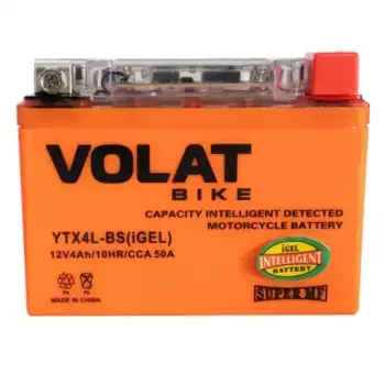 Аккумулятор VOLAT YTX4L-BS IGEL