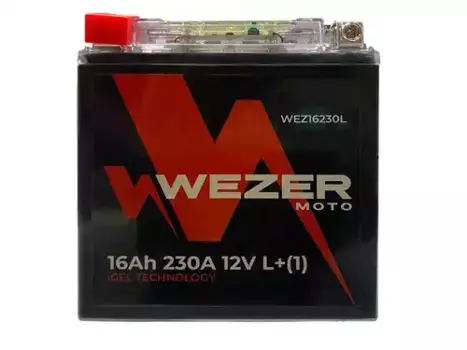 Аккумулятор WEZER WEZ16230L 16 Ач 230 А