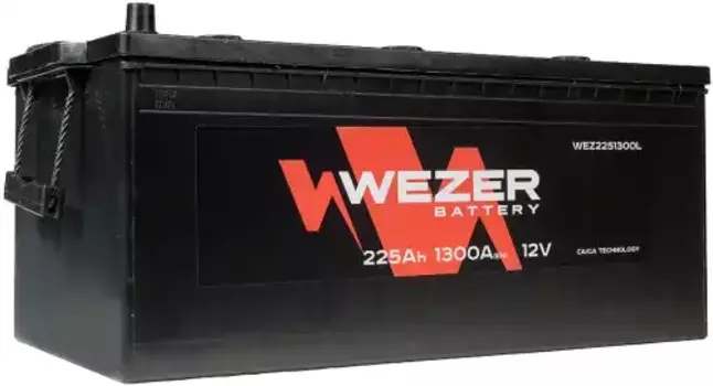 Аккумулятор WEZER WEZ2251300L 225 Ач 1300 А 518x276x242 мм 3 (+-) боковая обратная