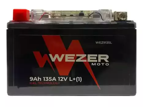 Аккумулятор WEZER WEZ9135L 9 Ач 135 А