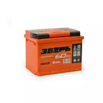 Аккумулятор ЗВЕРЬ ZVK603L 60 Ач 650 А 1 (+-) прямая