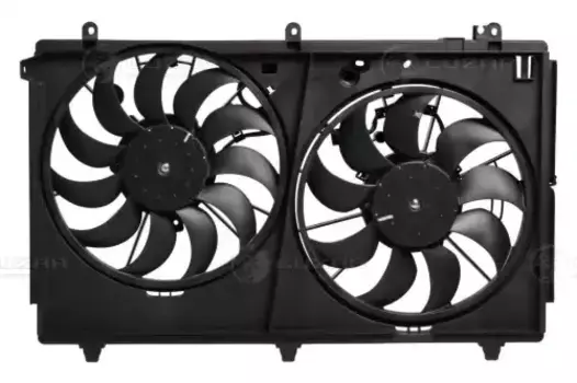 электровентилятор охлаждения! 2 вент. с кожухом\ Mitsubishi Outlander XL 2.0i-2.4i 12> LFK 1162 LUZAR