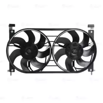 электровентилятор охлаждения !с кожухом (2 вент.)\ ВАЗ 21214 Нива LFK01220 LUZAR