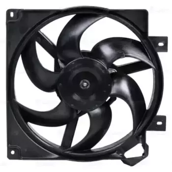 электровентилятор охлаждения! с кожухом, без резист.\ Лада 1117 Калина LFK 01181 LUZAR