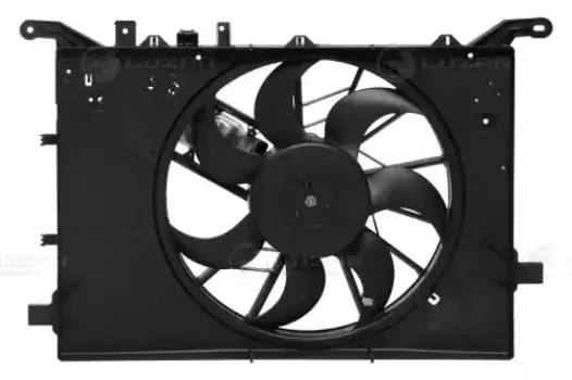 электровентилятор охлаждения! с кожухом и блок. упр.\ Volvo S60/S80 98> LFK 1056 LUZAR