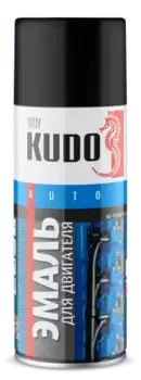эмаль для двигателя! (чёрная) 520мл\ KU-5131 KUDO