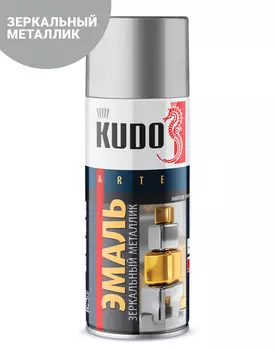 эмаль! металлик универсальная хром зеркальный 520 мл\ KU-1033 KUDO