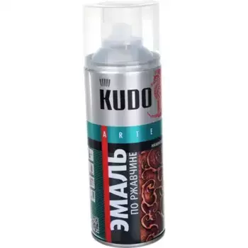 эмаль! молотковая по ржавчине черная медь 520 мл\ KU-3015 KUDO