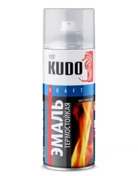 эмаль! термостойкая золотая 520мл\ KU-5007 KUDO