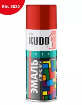 эмаль! универсальная, красная, аэрозоль 520 мл\ KU-1003 KUDO
