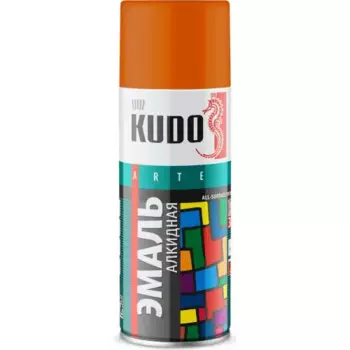 эмаль! универсальная оранжевая 520 мл\ KU-1019 KUDO