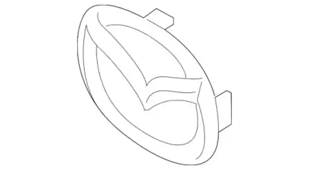 эмблема мазда передняя mascotfront!\ Mazda C235-51-731A