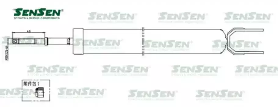 АМОРТ. ЗАД. ПОДВЕСКИ ЗАД. KIA CARENS II (FJ) CARENS III (UN) CARENS MK II (FJ) LOTZE (MG) MAGENTIS К 32130261 SENSEN