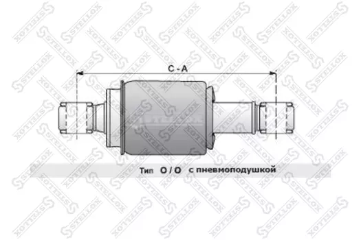 Амортизатор кабины STELLOX 87-03381-SX
