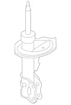 АМОРТИЗАТОР ПЕРЕДНИЙ ЛЕВЫЙ 546513X050 HYUNDAI