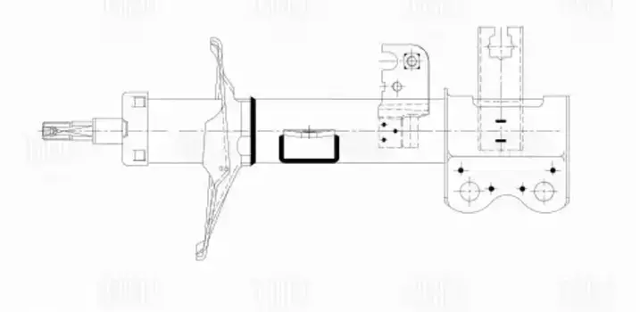 амортизатор передний левый!\ Geely Emgrand 7 1.8 18-22 AG 30151 TRIALLI