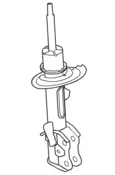 Амортизатор передний правый 2905111XKQ00A HAVAL