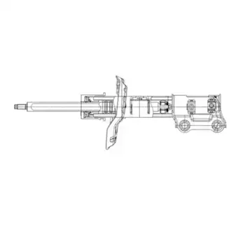 амортизатор передний правый!\ Hyundai Elantra 6D GY1557G CTR