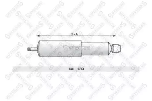 амортизатор подвески !- передн. 439-752 I/O 14x67 16x50\ IVECO EuroStar 87-04963-SX STELLOX