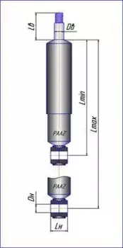 амортизатор подвески задний! 441x691 I/O масло\ Peterbilt, Kenworth 49067P PAAZ