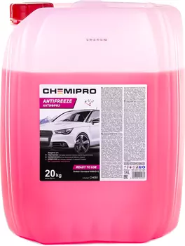 Антифриз CHEMIPRO CH081 красный готовый G12 20 кг