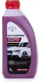Антифриз CHEMIPRO CH083 красный готовый G12+ 1 л