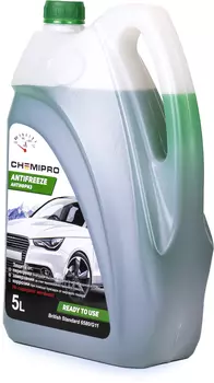 Антифриз CHEMIPRO CH098 зеленый готовый G11 5 л