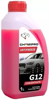 Антифриз CHEMIPRO CH142 красный концентрат G12 1 л
