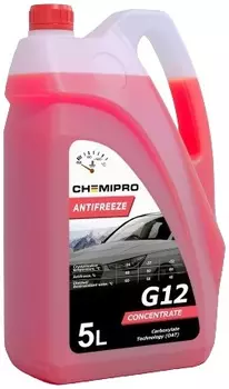 Антифриз CHEMIPRO CH145 красный концентрат G12 5 л