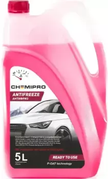 Антифриз CHEMIPRO CH150 красный готовый G12++ 5 л