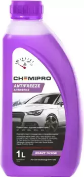 Антифриз CHEMIPRO CH154 фиолетовый готовый G12 EVO 1 л