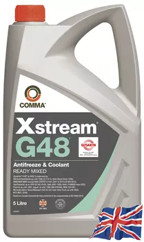 Антифриз COMMA XSG48M5L зеленый готовый G11 5 л