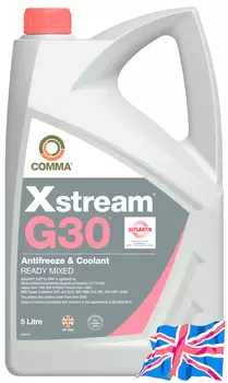 Антифриз COMMA XSM5L красный готовый G12 5 л