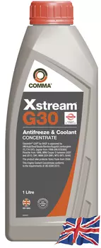 Антифриз COMMA XSR1L красный концентрат G12+ 1 л