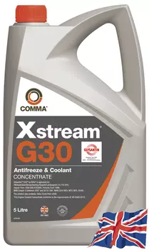 Антифриз COMMA XSR5L красный концентрат G12+ 5 л